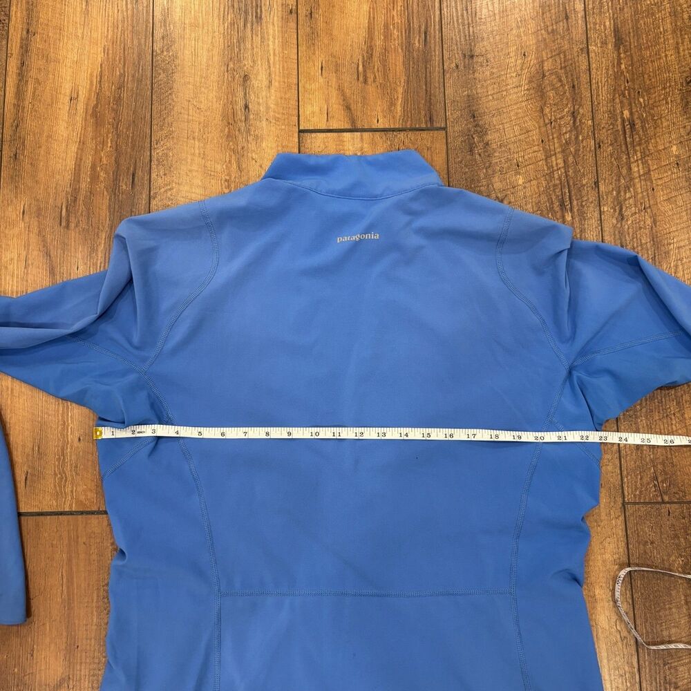 Patagonia Full Zip Lightweight Softshell Jacket Coat Women’s XL Blue Running - Picture 8 of 10